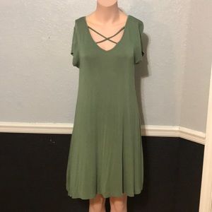Green dress